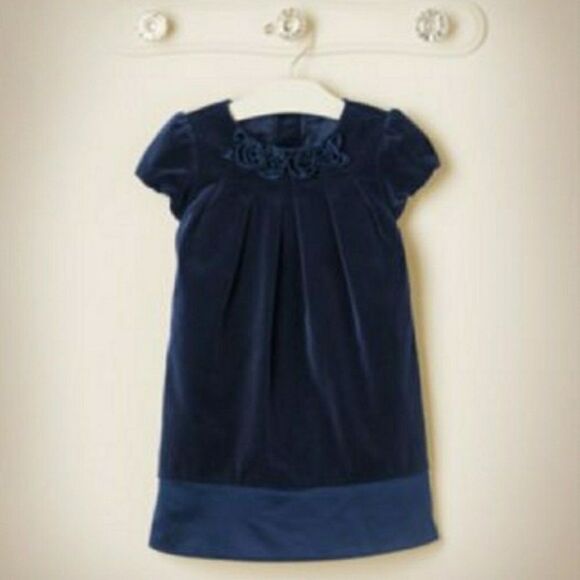 Janie & Jack Ornate Navy Opera Dress 12-18M‎ - Picture 1 of 10